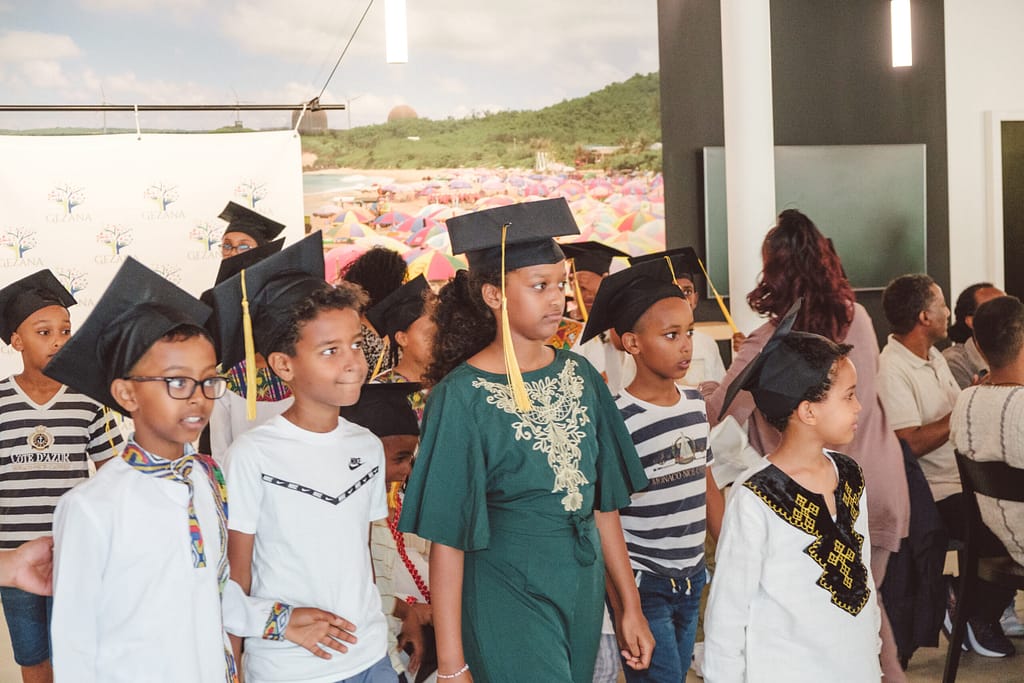 élèves de l'école tigrigna ELME
